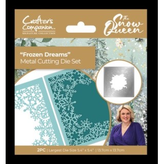 (S-SQ-MD-FRDR)Crafter's Companion Sara Signature The Snow Queen Metal Die Frozen Dreams