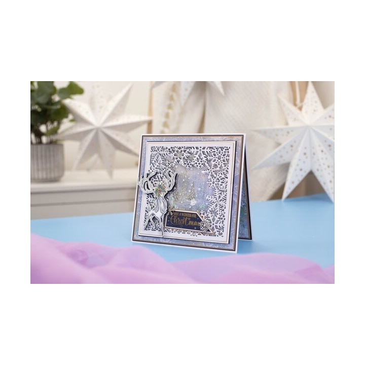 (S-SQ-MD-FRDR)Crafter's Companion Sara Signature The Snow Queen Metal Die Frozen Dreams