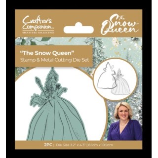 (S-SQ-STD-TSNQ)Crafter's Companion Sara Signature Stamp and Die The Snow Queen