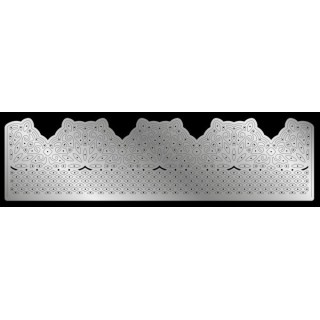 (NGA-VR-MD-ELB)Crafter's Companion Vintage Rose Metal Die Elegant Lace Border