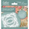 (NGA-VR-QPCE-OLP)Crafter's Companion Vintage Rose Pre-cut Elements Ornate Lace Panel