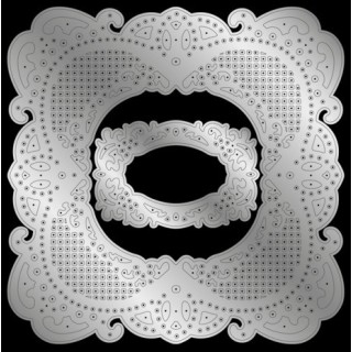 (NGA-VR-MD-ELA)Crafter's Companion Vintage Rose Metal Die Exquisite Lace