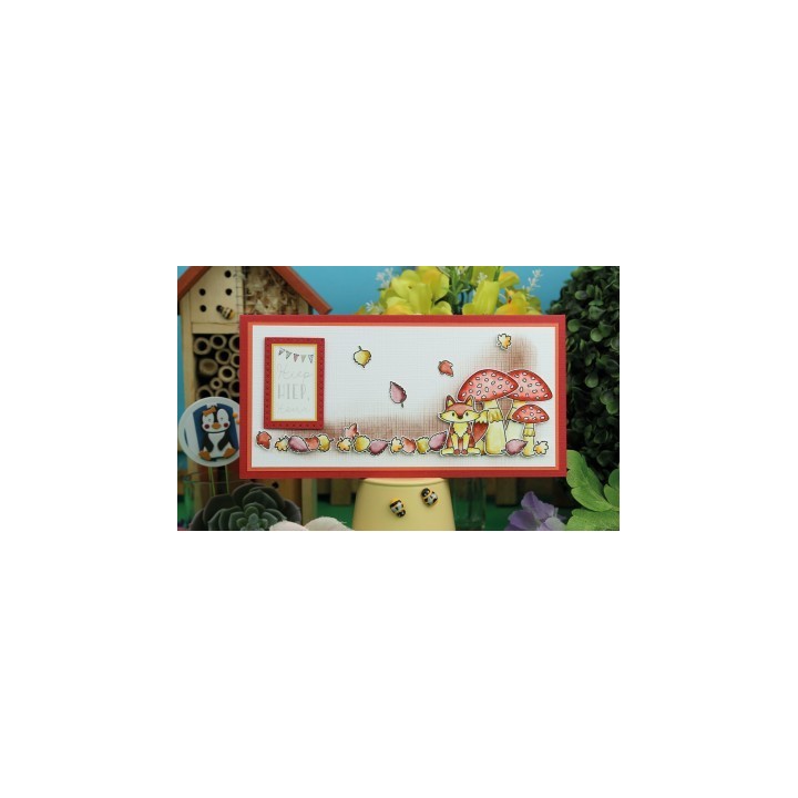 (DBACS10005)Designed By Anna - Mix And Match Clear Stamps - Felix Fox