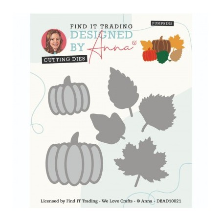 (DBAD10021)Designed By Anna - Mix And Match Cutting Dies - Pumpkins