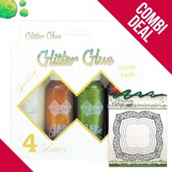 (CDEGGS001)Card Deco Essentials - Glitter Glue - Combi Box 1