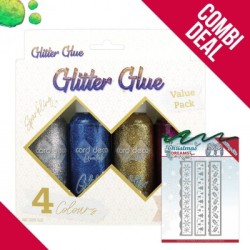 (CDEGGS003)Card Deco Essentials - Glitter Glue - Combi Box 3