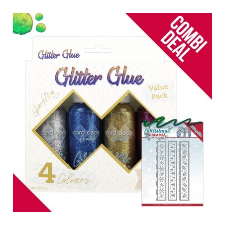(CDEGGS003)Card Deco Essentials - Glitter Glue - Combi Box 3