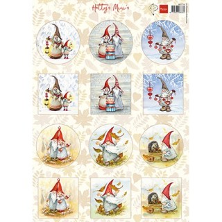 (HK1714)3D Hetty's Mini's - Gnomes
