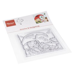 (HT1671)Clear stamp Hetty's Gnome & Hedgehog