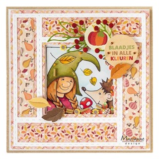 (HT1671)Clear stamp Hetty's Gnome & Hedgehog