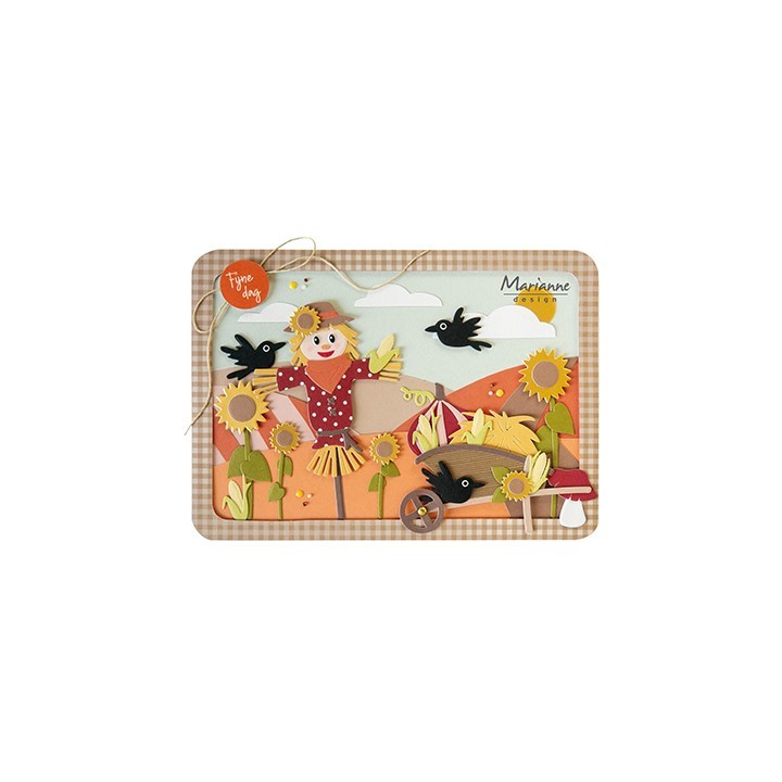 (PL4527)Marianne Design Duotone Yellow