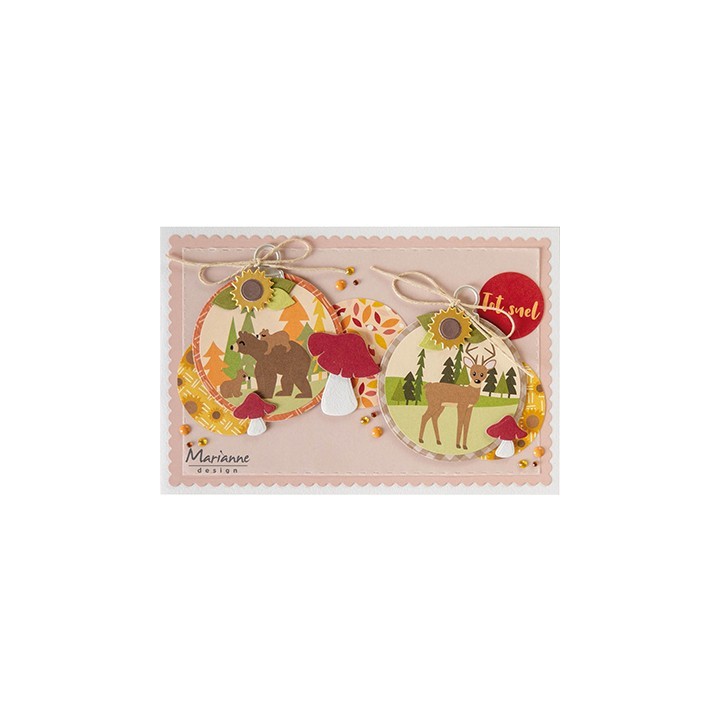 (PL4528)Marianne Design Duotone Orange