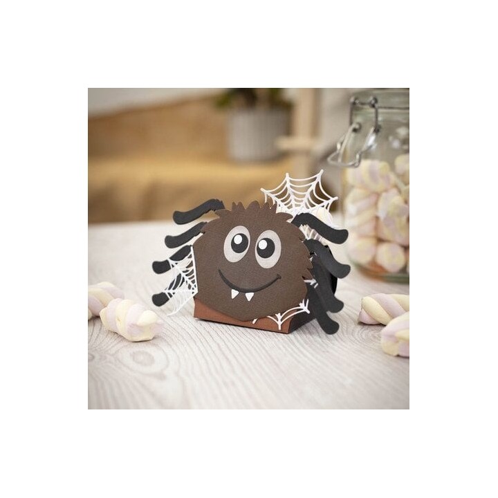 (CC-DCE-MDS-HALTB)Crafter's Companion Halloween Treat Boxes Metal Die & Box Stencil
