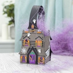 (CC-DCE-MD-SPHO)Crafter's Companion 3-in-1 Create-a-Card Cutting & Embossing Die Spooky House