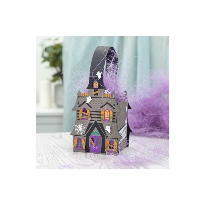 (CC-DCE-MD-SPHO)Crafter's Companion 3-in-1 Create-a-Card Cutting & Embossing Die Spooky House