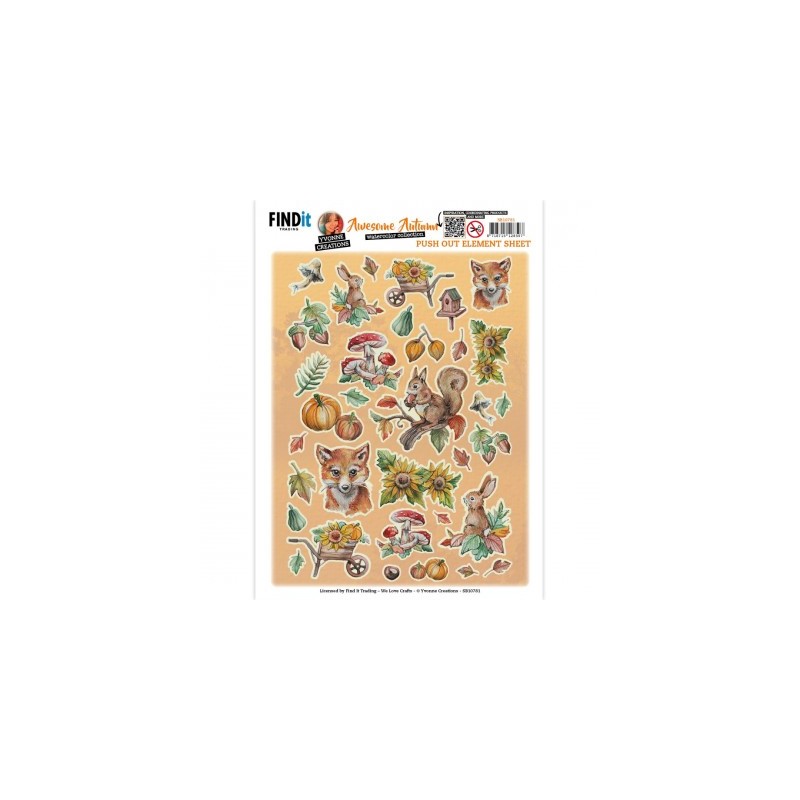 (SB10781)Push Out - Yvonne Creations - Awesome Autumn - Small Elements A