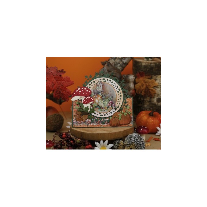 (YCD10324)Dies - Yvonne Creations - Awesome Autumn - Autumn Circle