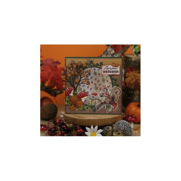 (YCD10326)Dies - Yvonne Creations - Awesome Autumn - Autumn Tree