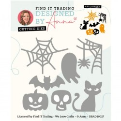 (DBAD10027)Designed By Anna - Mix And Match Cutting Dies - Halloween