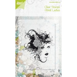 (6410/0071)Clear stamps - Floral Lady