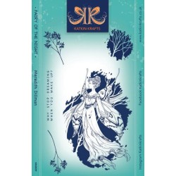 (KK0029)Katkin Krafts Fairy Of the Night A5 Clear Stamp Set