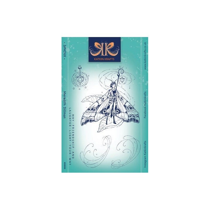 (KK0030)Katkin Krafts Sphinx A5 Clear Stamp Set