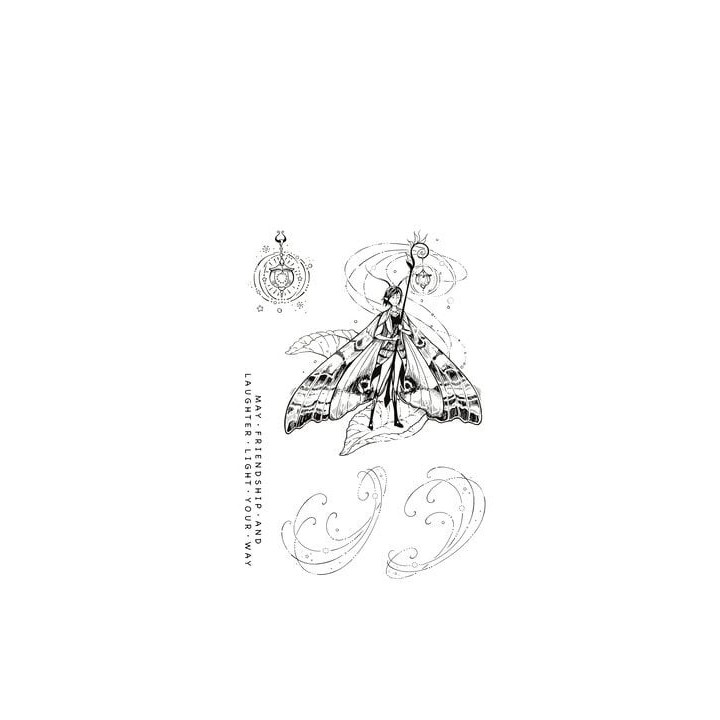 (KK0030)Katkin Krafts Sphinx A5 Clear Stamp Set