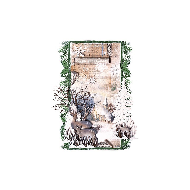 (JMA-VC-CD720)Studio Light Christmas borders Vintage Christmas nr.720