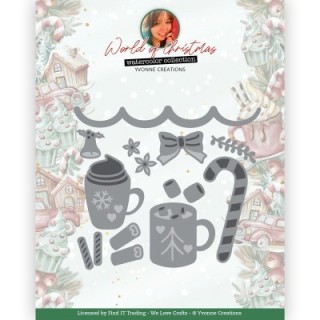 (YCD10323)Dies - Yvonne Creations World Of Christmas - Christmas Mug