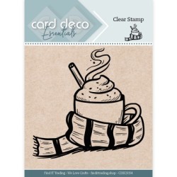 (CDECS154)Card Deco Essential - Clear Stamp - Hot Chocolate