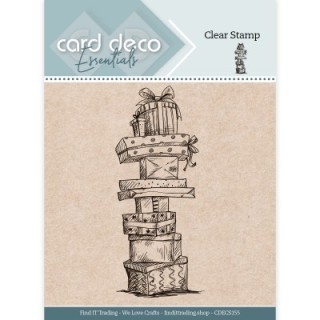 (CDECS155)Card Deco Essential - Clear Stamp - Stacked Gifts