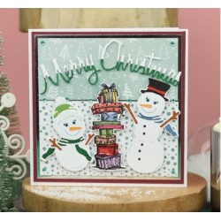 (CDECS155)Card Deco Essential - Clear Stamp - Stacked Gifts