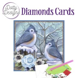 (DDDC1159)Dotty Designs Diamond Cards - Kingfishers In The Snow