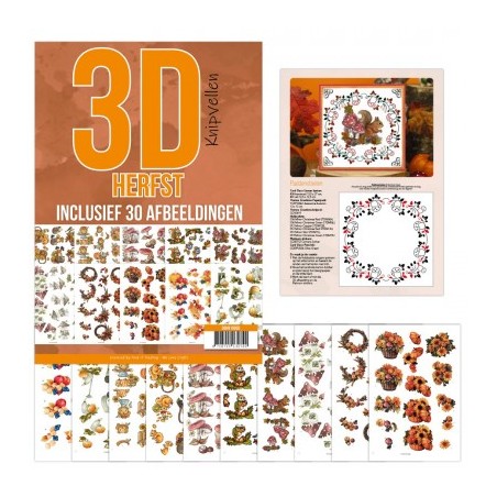 (3DKN10005)3D Knipvellenboek - Herfst