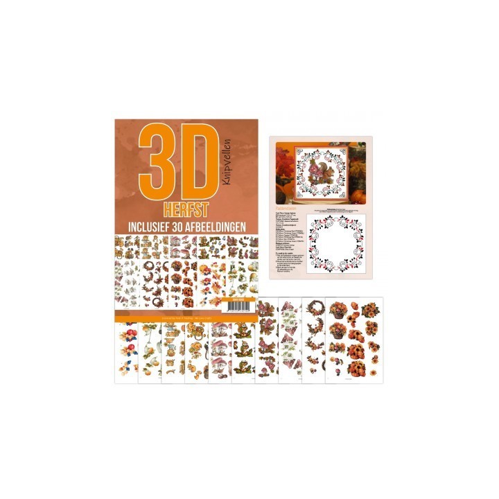(3DKN10005)3D Knipvellenboek - Herfst