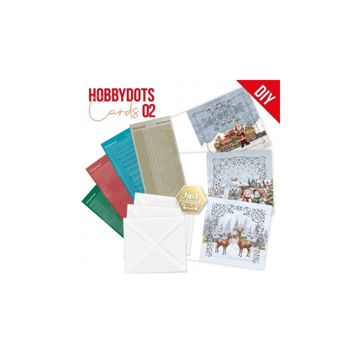 (DODOPP002)Dot And Do Cards - Snowy Christmas