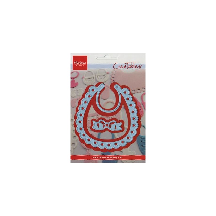 (LR0306)Creatables stencil bib