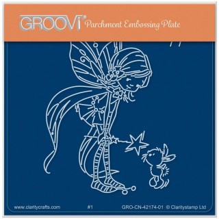 (GRO-CN-42174-01)Groovi® Baby plate A6 PIPPIN - WHIMSY POPPET