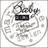 (CS0890)Clear stamp baby girl UK