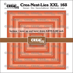 (CLNestXXL163)Crealies Crea-Nest-Lies XXL Inchies square
