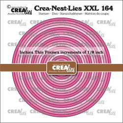 (CLNestXXL164)Crealies Crea-Nest-Lies XXL Inchies circle thin frames