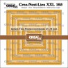 (CLNestXXL165)Crealies Crea-Nest-Lies XXL Inchies square thin frames