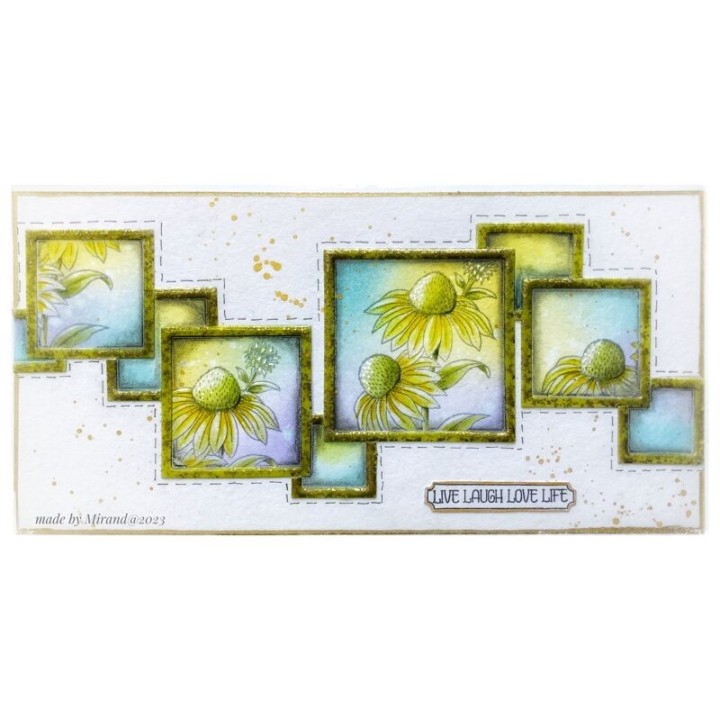 (CLNestXXL165)Crealies Crea-Nest-Lies XXL Inchies square thin frames