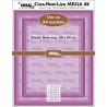 (CLNestMEGA52)Crealies Crea-Nest-Lies Mega Rectangle dots For A4 machine: max. 20 x 24 cm