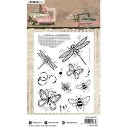 (HE-ND-STAMP528)Studio light Clear stamp Nature's flight Natures dream nr.528