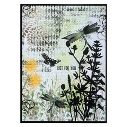 (HE-ND-STAMP528)Studio light Clear stamp Nature's flight Natures dream nr.528