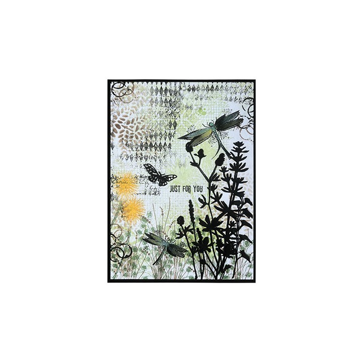 (HE-ND-STAMP528)Studio light Clear stamp Nature's flight Natures dream nr.528