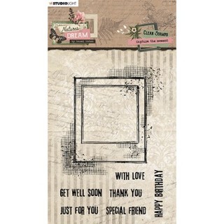 (HE-ND-STAMP529)Studio light Clear stamp Capture the moment Natures dream nr.529
