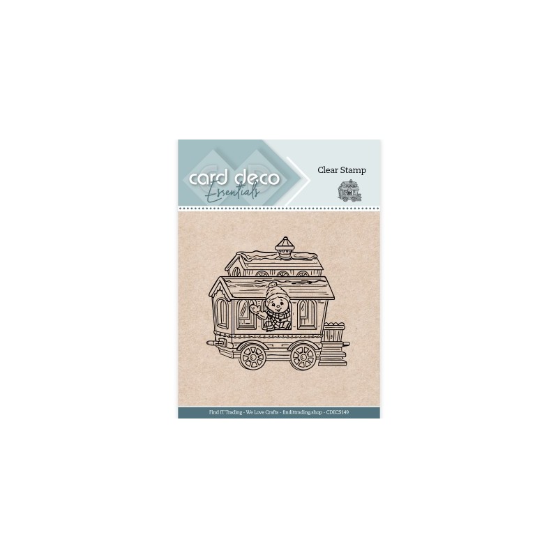 (CDECS149)Card Deco Essential - Clear Stamp - Train Wagon