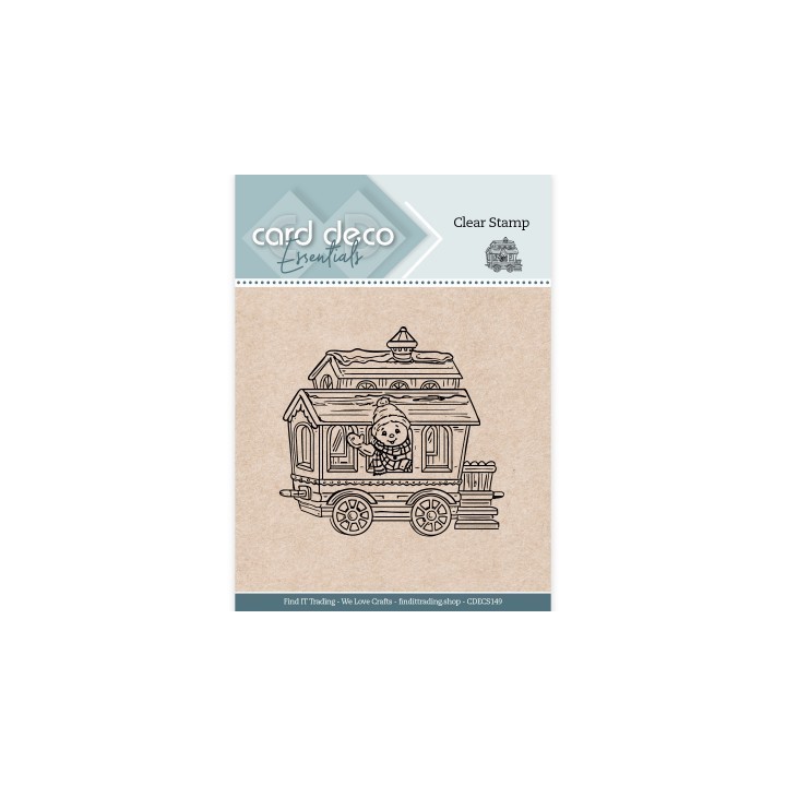 (CDECS149)Card Deco Essential - Clear Stamp - Train Wagon